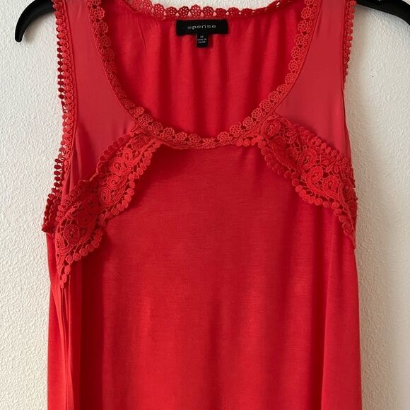 Spense Crochet Front Tank Dress Size M - Picture 2 of 5